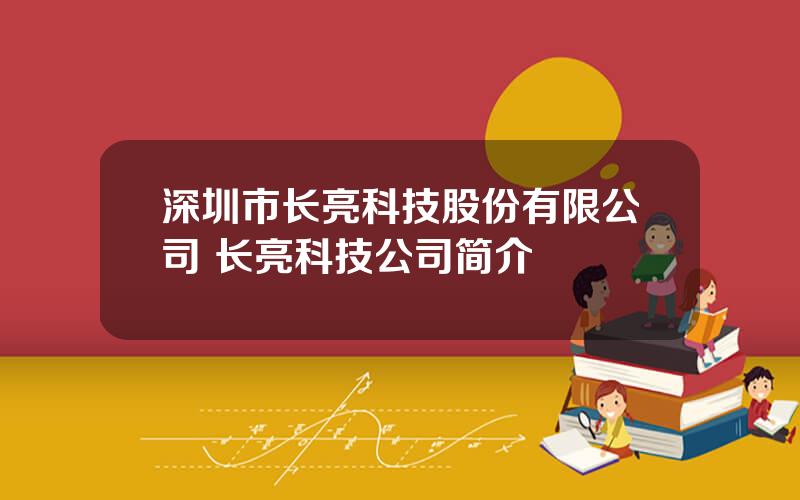 深圳市长亮科技股份有限公司 长亮科技公司简介